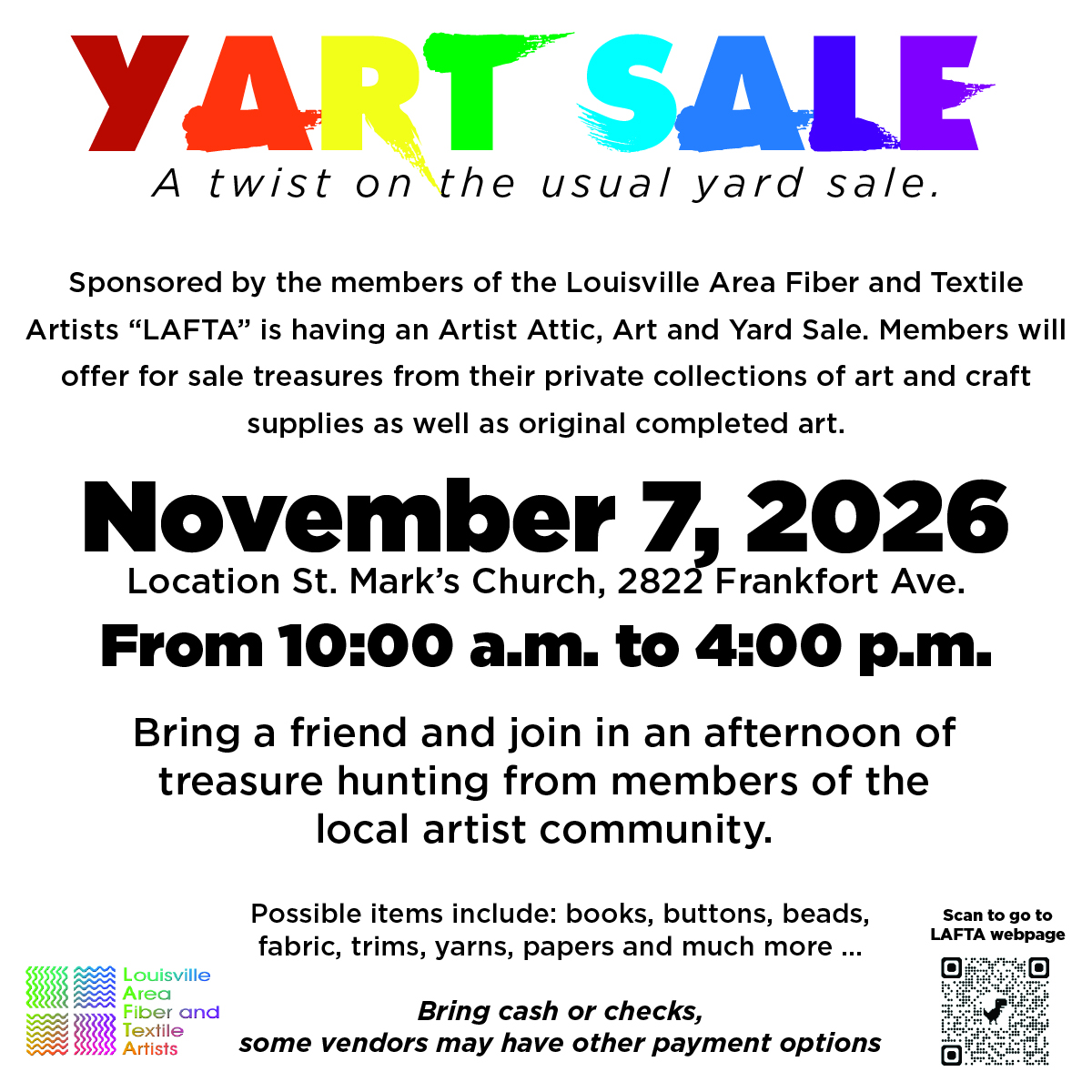 2026 Yart Sale Facebook post 1200x1200
