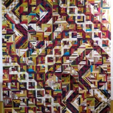 VICKIE WHEATLEY
"Glitches" before quilting, when there was still hope.
