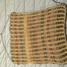 DEBBY LEVINE
A cardigan using my random collection of Shetland wool, some of which I have had since the 1980s.